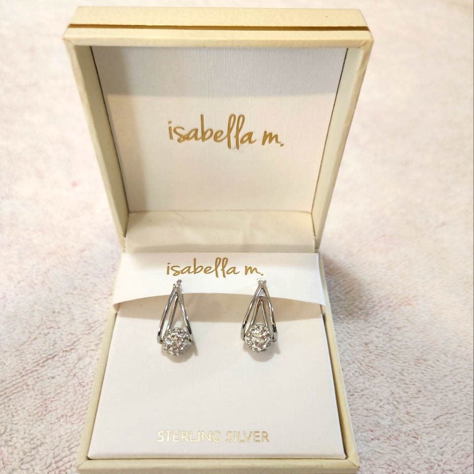 Isabella M Sterling Silver Earrings